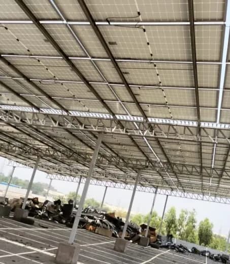 Pioneer Toyota rooftop solar installation in Panchkula, Haryana