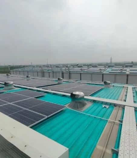 Allengers Medical Systems rooftop solar installation in Dera Bassi, Punjab